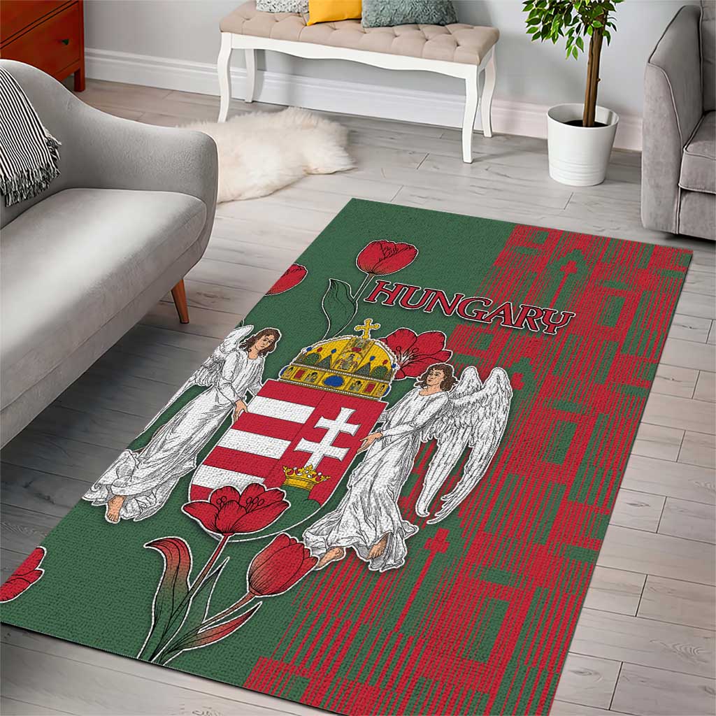Hungary Area Rug Coat Of Arms 1896 - Wonder Print Shop