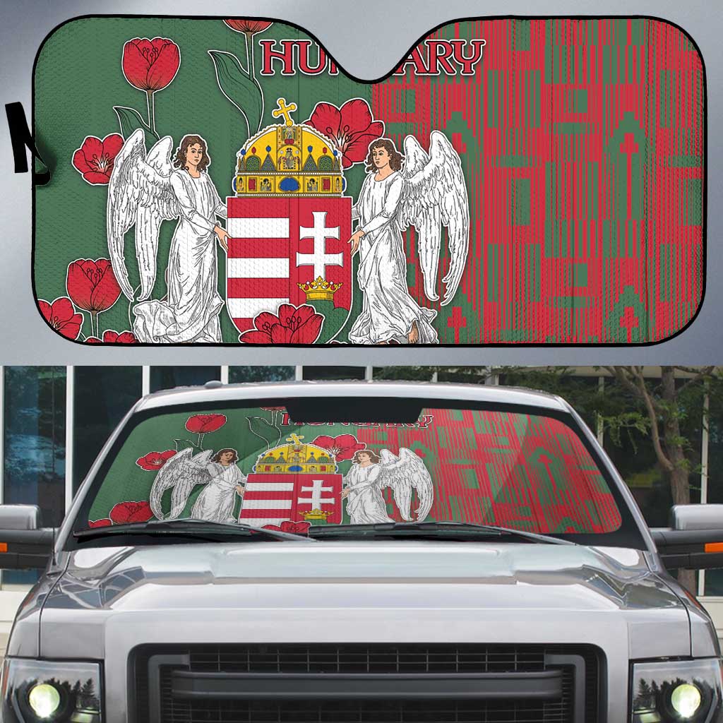 Hungary Auto Sun Shade Coat Of Arms 1896 - Wonder Print Shop