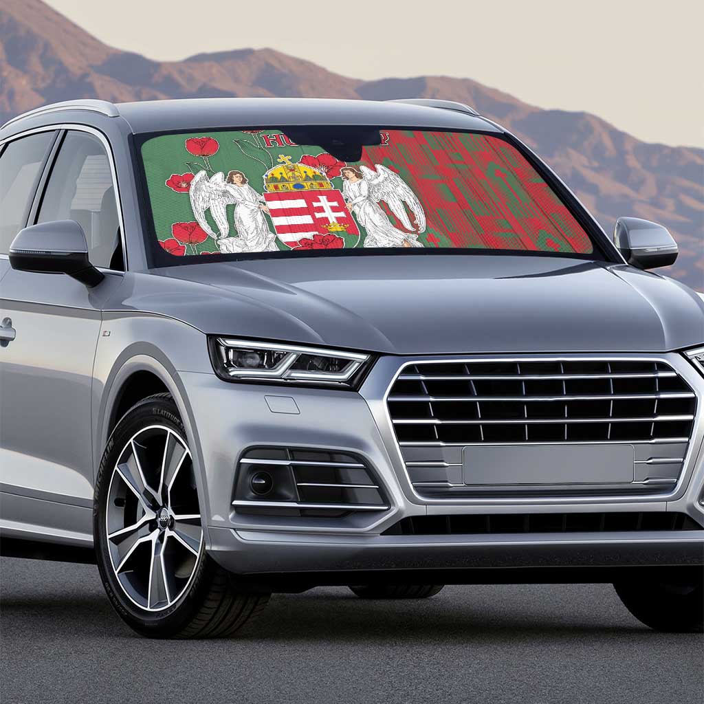 Hungary Auto Sun Shade Coat Of Arms 1896 - Wonder Print Shop