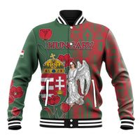 Personalized Hungary Baseball Jacket Coat Of Arms 1896 - Wonder Print Shop