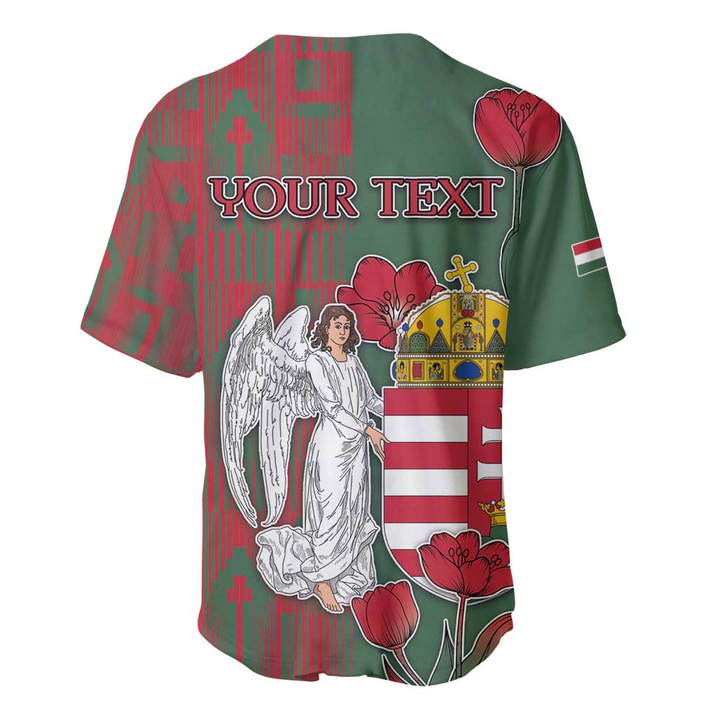 Personalized Hungary Baseball Jersey Coat Of Arms 1896 - Wonder Print Shop