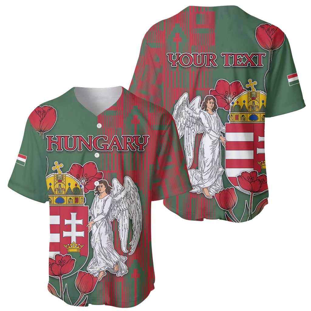 Personalized Hungary Baseball Jersey Coat Of Arms 1896 - Wonder Print Shop