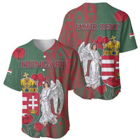 Personalized Hungary Baseball Jersey Coat Of Arms 1896 - Wonder Print Shop