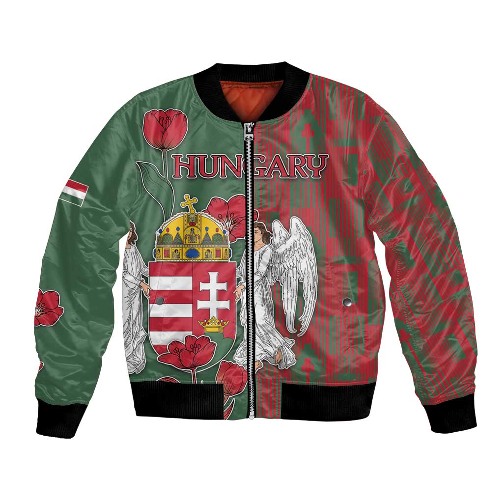 Personalized Hungary Bomber Jacket Coat Of Arms 1896 - Wonder Print Shop