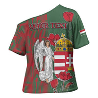 Personalized Hungary Cross Shoulder Shirt Coat Of Arms 1896 - Wonder Print Shop