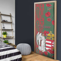 Hungary Door Cover Coat Of Arms 1896 - Wonder Print Shop