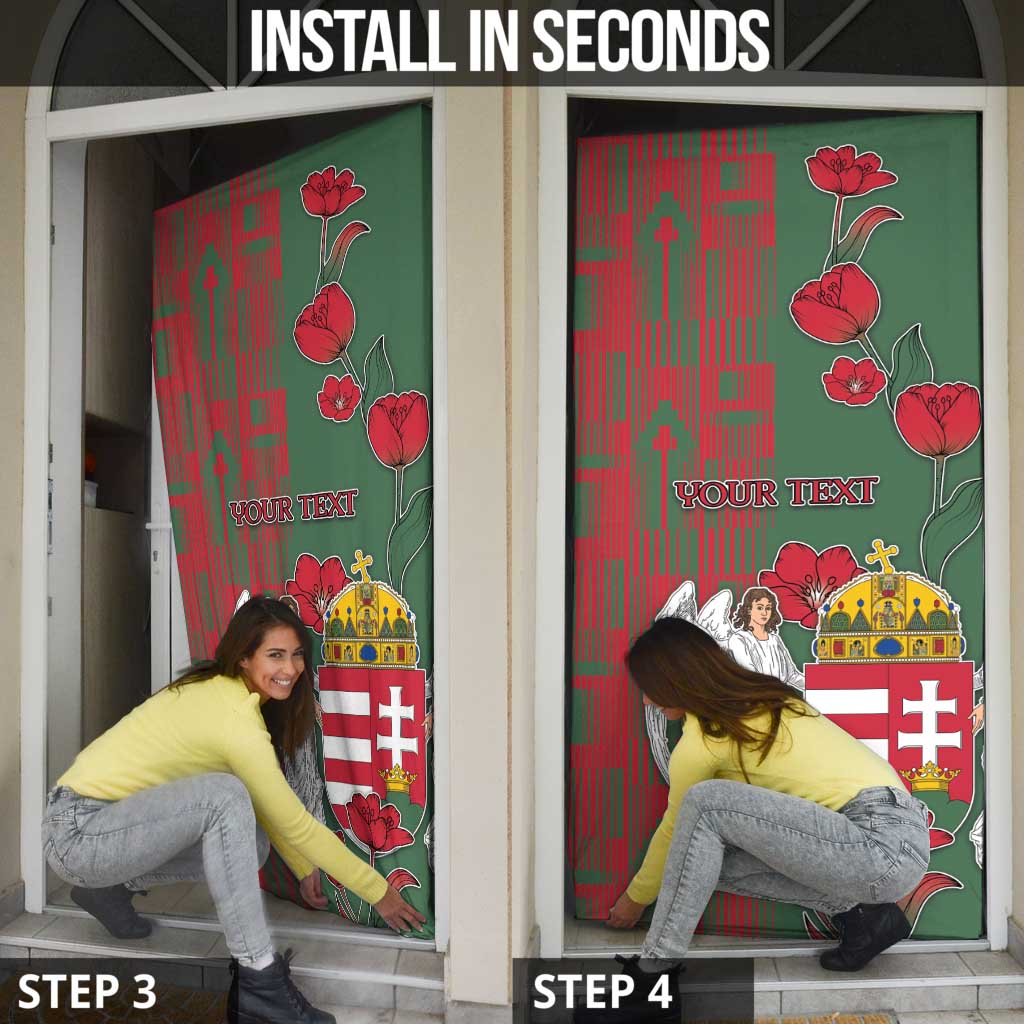 Hungary Door Cover Coat Of Arms 1896 - Wonder Print Shop