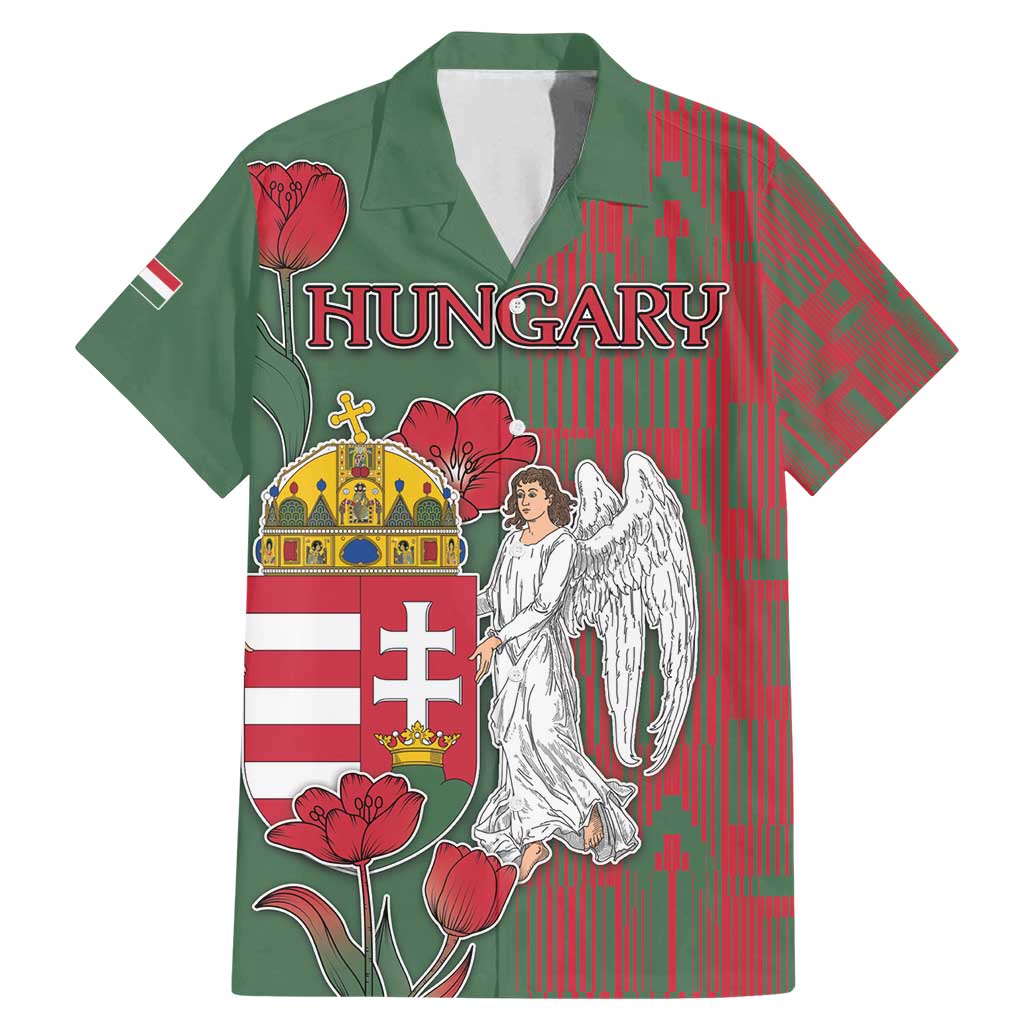 Personalized Hungary Family Matching Mermaid Dress and Hawaiian Shirt Coat Of Arms 1896 - Wonder Print Shop
