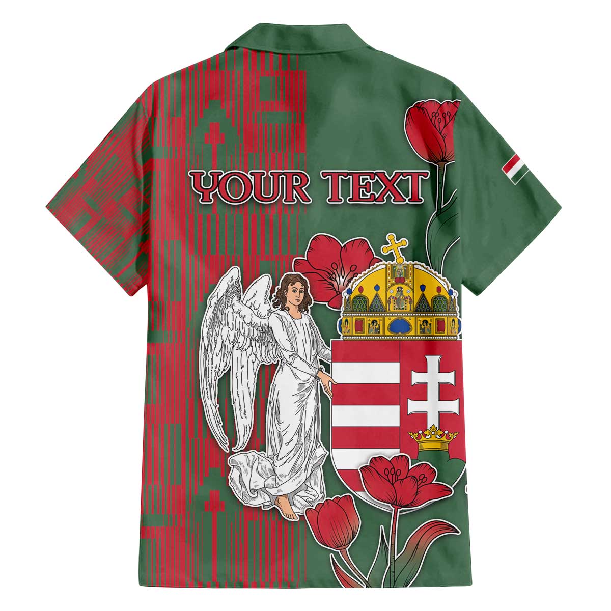 Personalized Hungary Family Matching Off The Shoulder Long Sleeve Dress and Hawaiian Shirt Coat Of Arms 1896 - Wonder Print Shop
