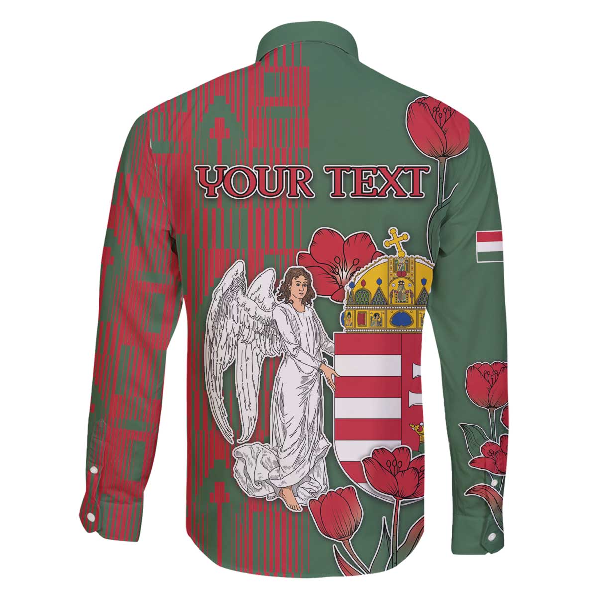 Personalized Hungary Family Matching Off The Shoulder Long Sleeve Dress and Hawaiian Shirt Coat Of Arms 1896 - Wonder Print Shop