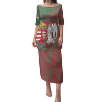 Personalized Hungary Family Matching Puletasi and Hawaiian Shirt Coat Of Arms 1896 - Wonder Print Shop