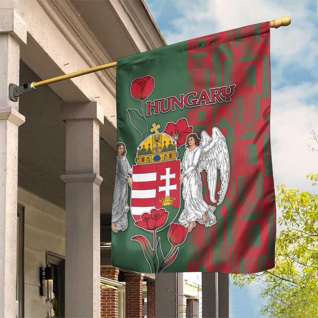 Hungary Garden Flag Coat Of Arms 1896 - Wonder Print Shop