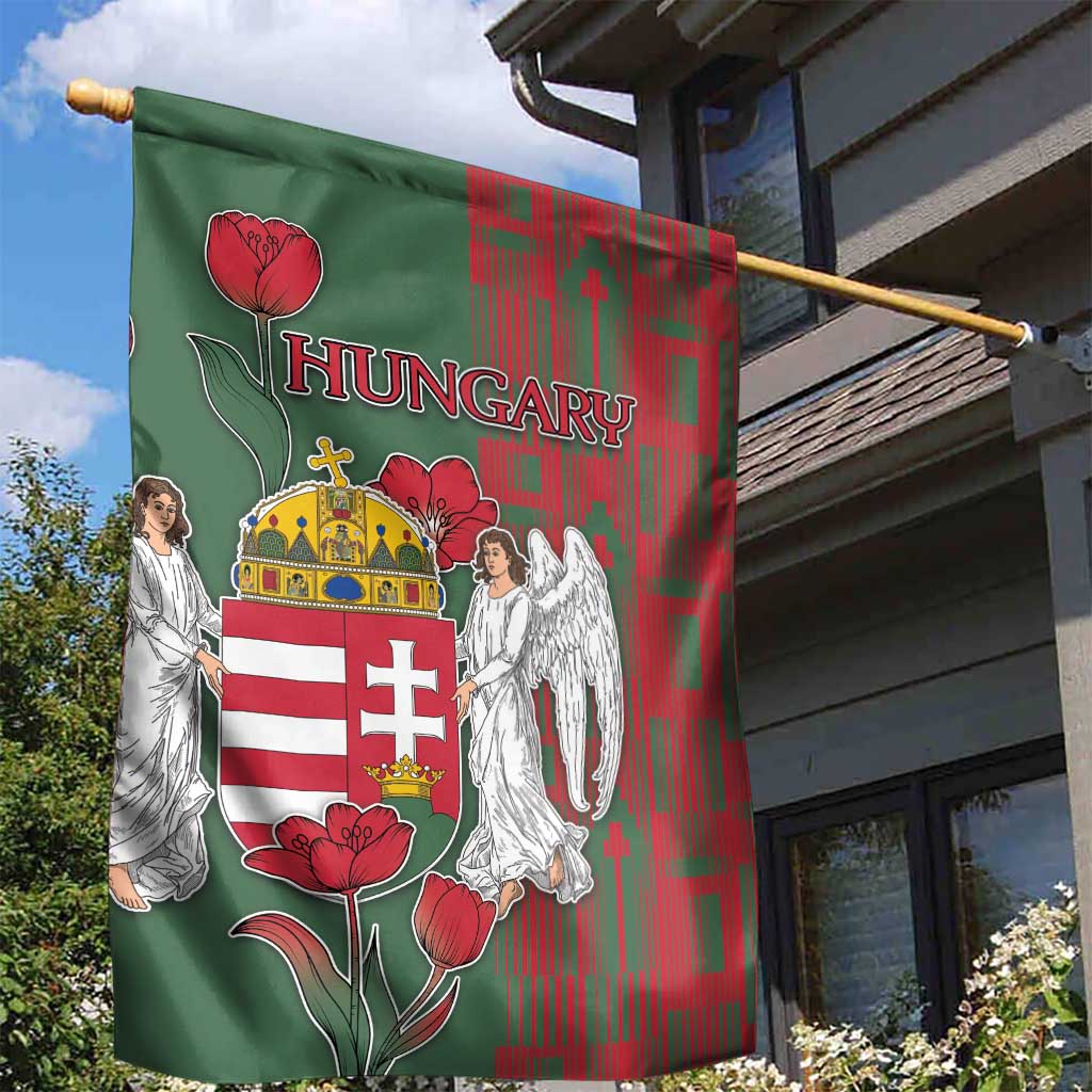 Hungary Garden Flag Coat Of Arms 1896 - Wonder Print Shop