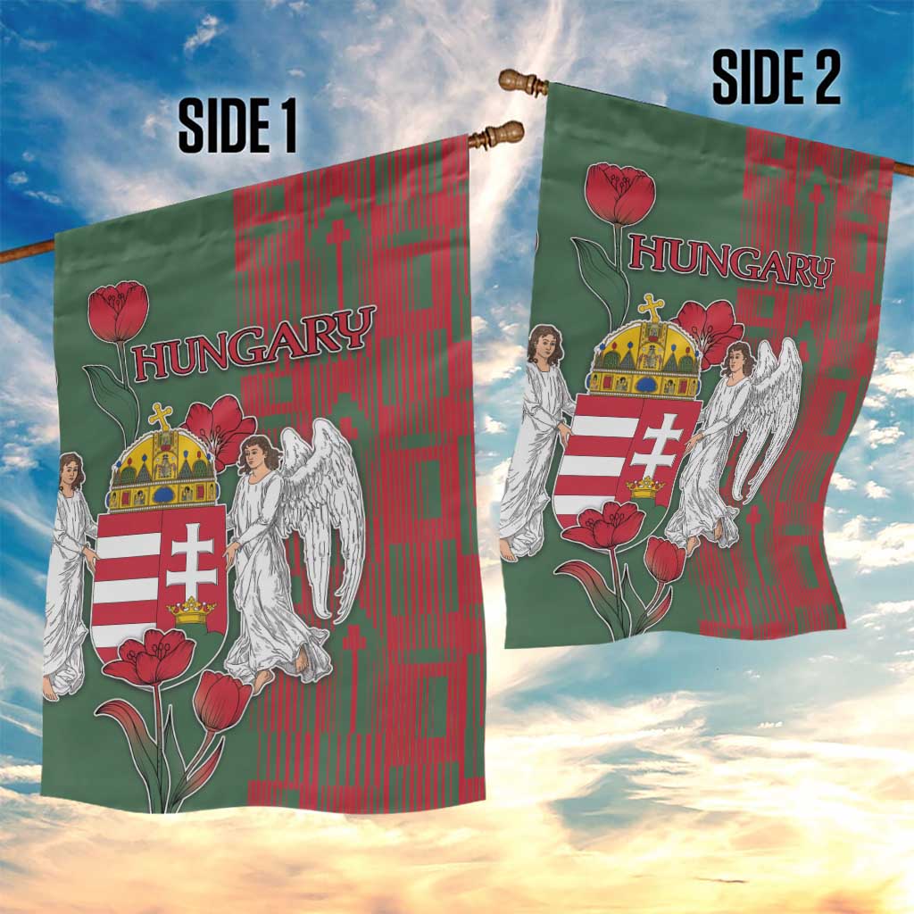 Hungary Garden Flag Coat Of Arms 1896 - Wonder Print Shop