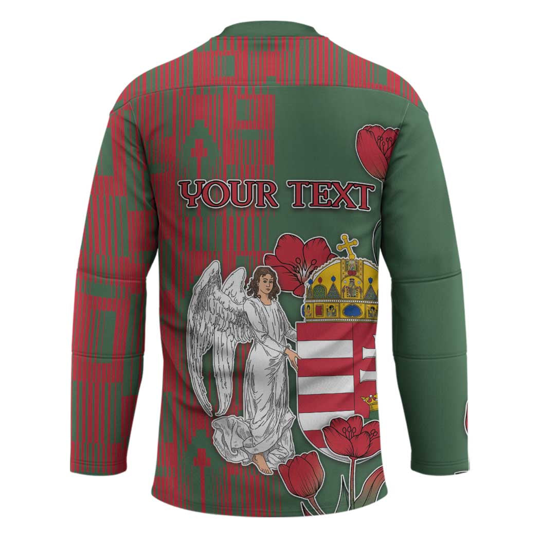 Personalized Hungary Hockey Jersey Coat Of Arms 1896 - Wonder Print Shop
