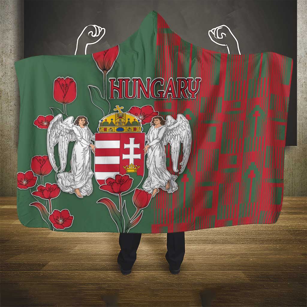 Hungary Hooded Blanket Coat Of Arms 1896 - Wonder Print Shop