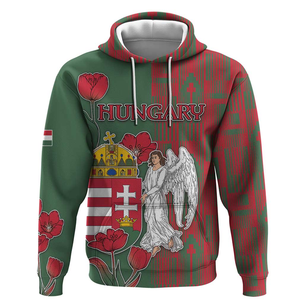 Personalized Hungary Hoodie Coat Of Arms 1896 - Wonder Print Shop