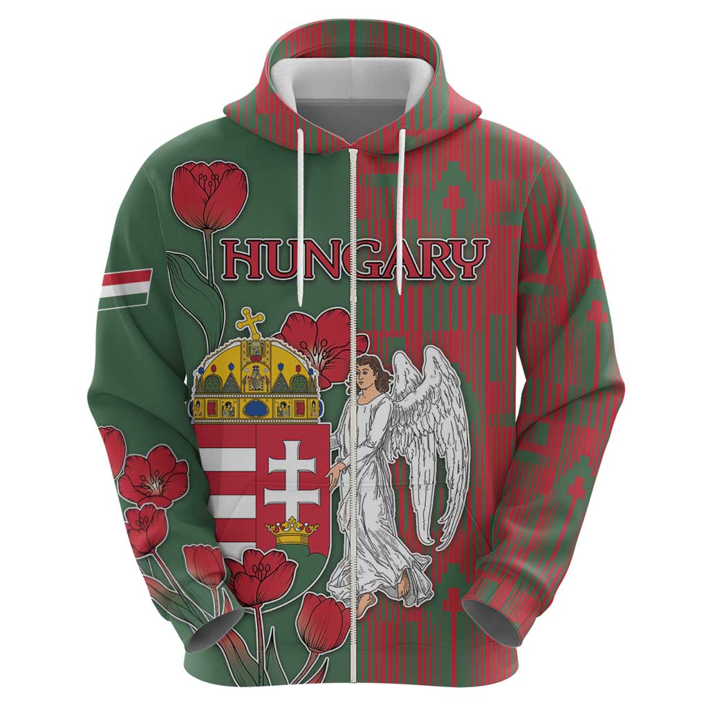 Personalized Hungary Hoodie Coat Of Arms 1896 - Wonder Print Shop