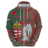 Personalized Hungary Hoodie Coat Of Arms 1896 - Wonder Print Shop