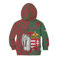 Personalized Hungary Kid Hoodie Coat Of Arms 1896 - Wonder Print Shop