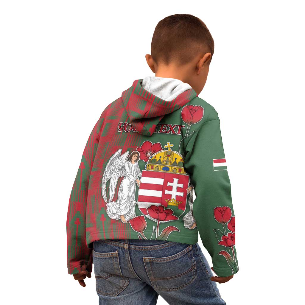Personalized Hungary Kid Hoodie Coat Of Arms 1896 - Wonder Print Shop