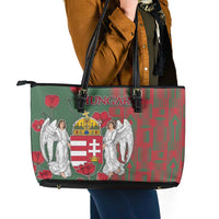 Hungary Leather Tote Bag Coat Of Arms 1896 - Wonder Print Shop