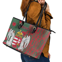 Hungary Leather Tote Bag Coat Of Arms 1896 - Wonder Print Shop