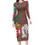 Personalized Hungary Long Sleeve Bodycon Dress Coat Of Arms 1896 - Wonder Print Shop