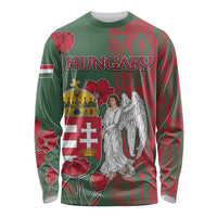 Personalized Hungary Long Sleeve Shirt Coat Of Arms 1896 - Wonder Print Shop