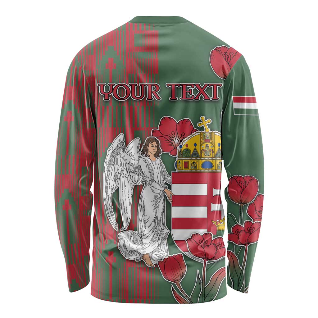 Personalized Hungary Long Sleeve Shirt Coat Of Arms 1896 - Wonder Print Shop