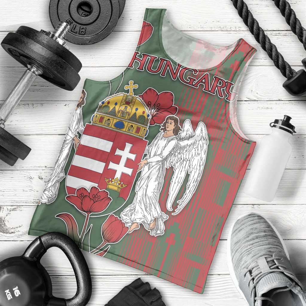 Personalized Hungary Men Tank Top Coat Of Arms 1896 - Wonder Print Shop