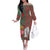 Personalized Hungary Off The Shoulder Long Sleeve Dress Coat Of Arms 1896 - Wonder Print Shop