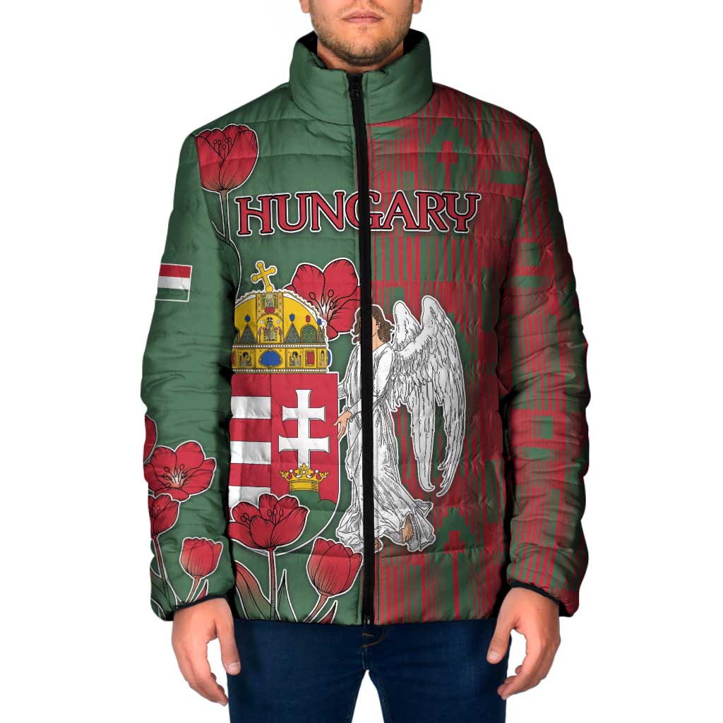 Personalized Hungary Padded Jacket Coat Of Arms 1896 - Wonder Print Shop