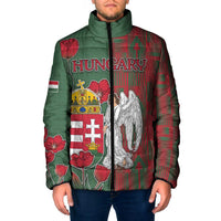 Personalized Hungary Padded Jacket Coat Of Arms 1896 - Wonder Print Shop