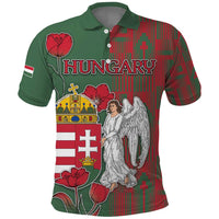 Personalized Hungary Polo Shirt Coat Of Arms 1896 - Wonder Print Shop