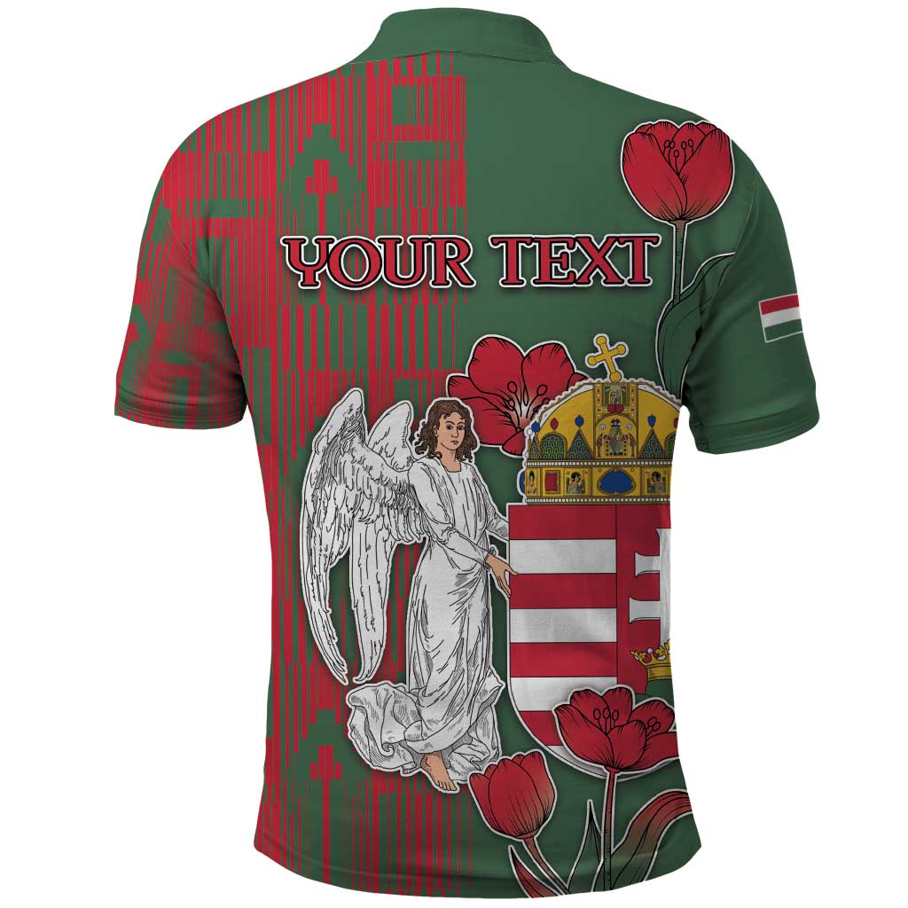 Personalized Hungary Polo Shirt Coat Of Arms 1896 - Wonder Print Shop