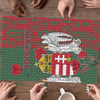 Hungary Puzzle Coat Of Arms 1896 - Wonder Print Shop