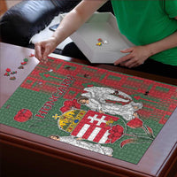 Hungary Puzzle Coat Of Arms 1896 - Wonder Print Shop