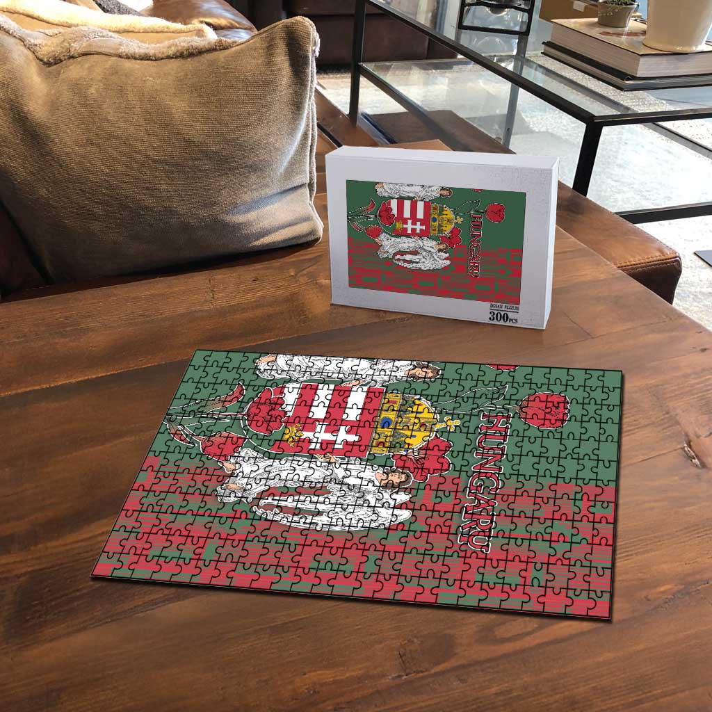 Hungary Puzzle Coat Of Arms 1896 - Wonder Print Shop