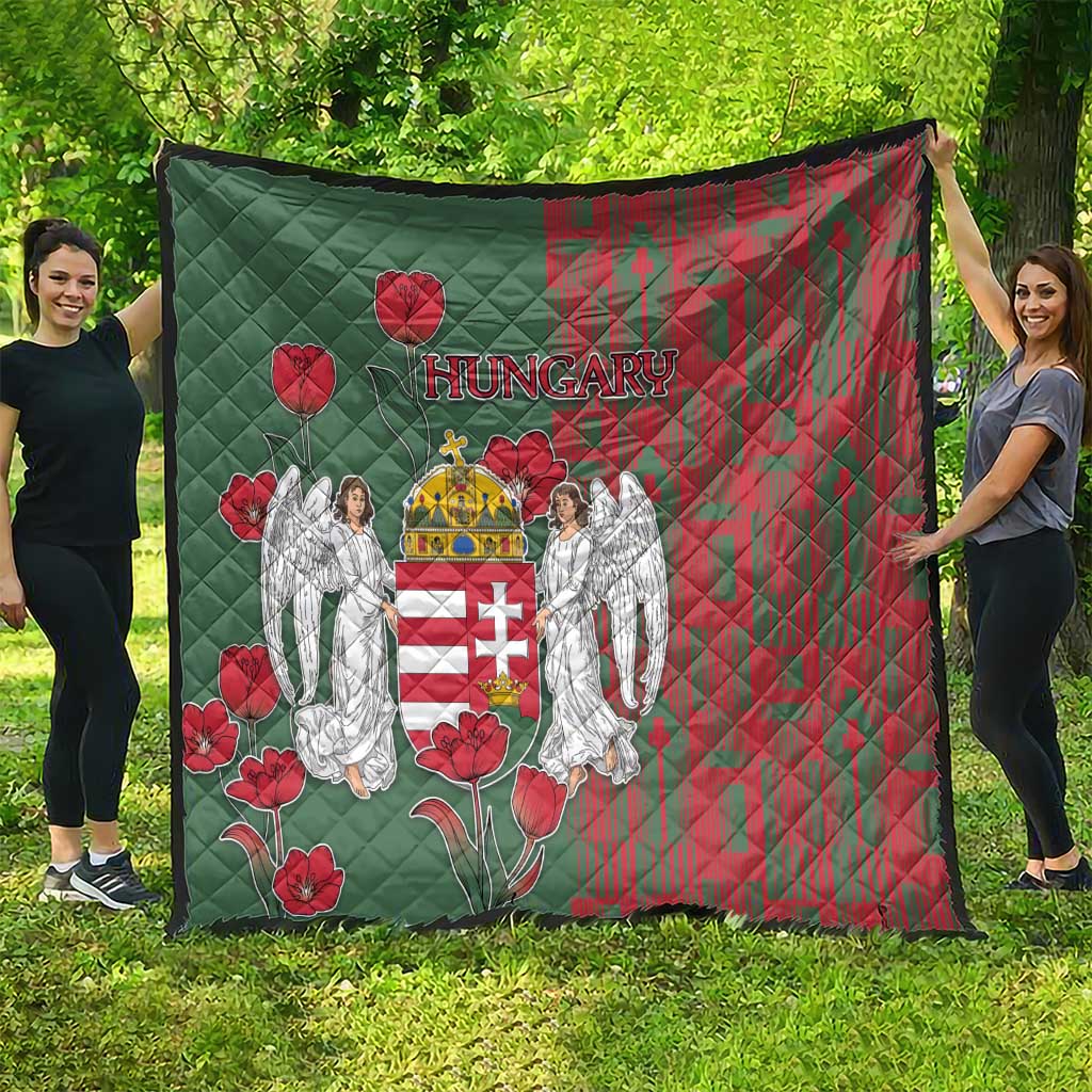 Hungary Quilt Coat Of Arms 1896 - Wonder Print Shop