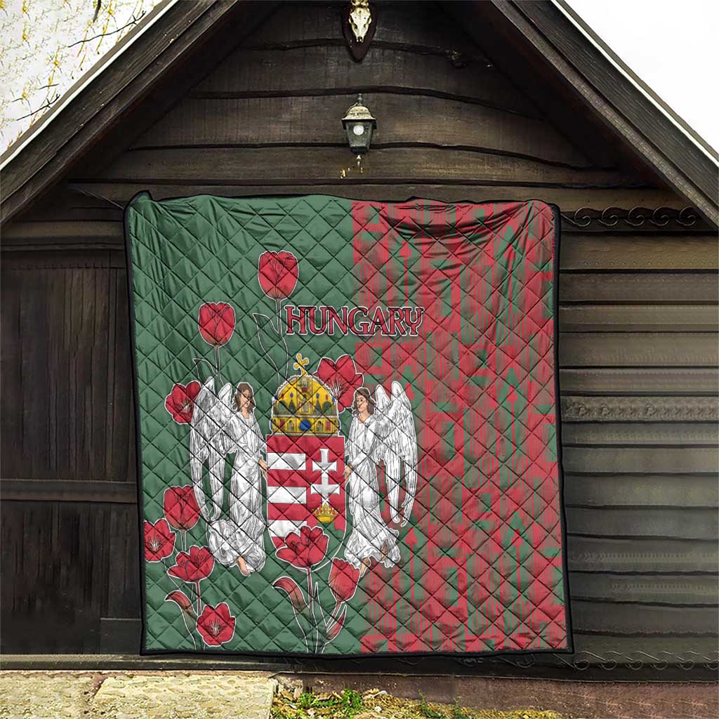 Hungary Quilt Coat Of Arms 1896 - Wonder Print Shop