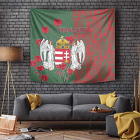 Hungary Tapestry Coat Of Arms 1896 - Wonder Print Shop