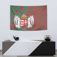 Hungary Tapestry Coat Of Arms 1896 - Wonder Print Shop
