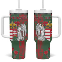Personalized Hungary Tumbler With Handle Coat Of Arms 1896 - Wonder Print Shop