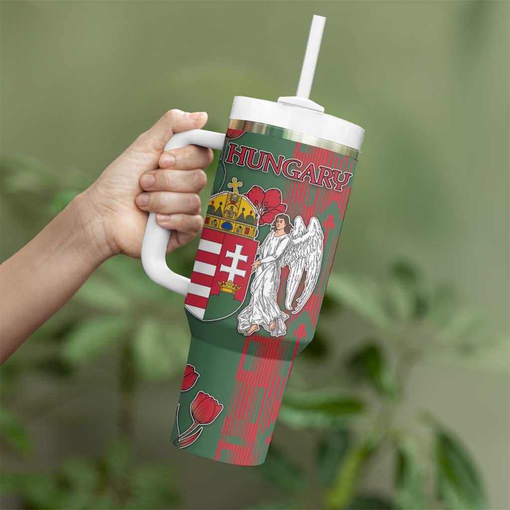 Personalized Hungary Tumbler With Handle Coat Of Arms 1896 - Wonder Print Shop