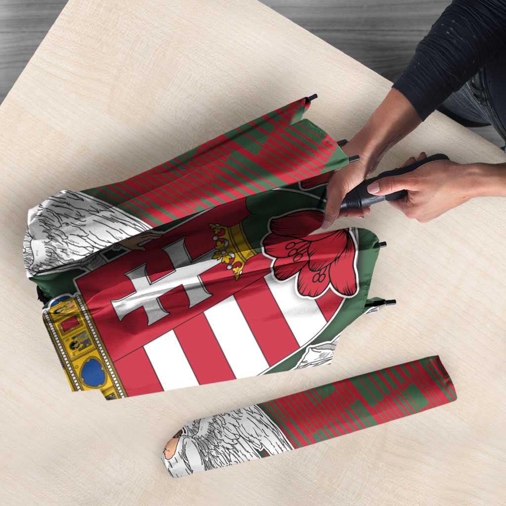 Hungary Umbrella Coat Of Arms 1896 - Wonder Print Shop