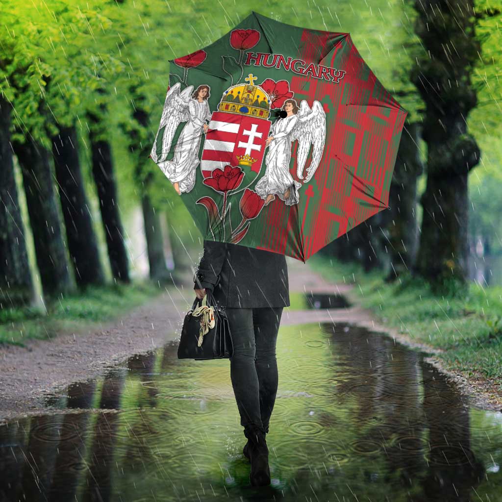 Hungary Umbrella Coat Of Arms 1896 - Wonder Print Shop