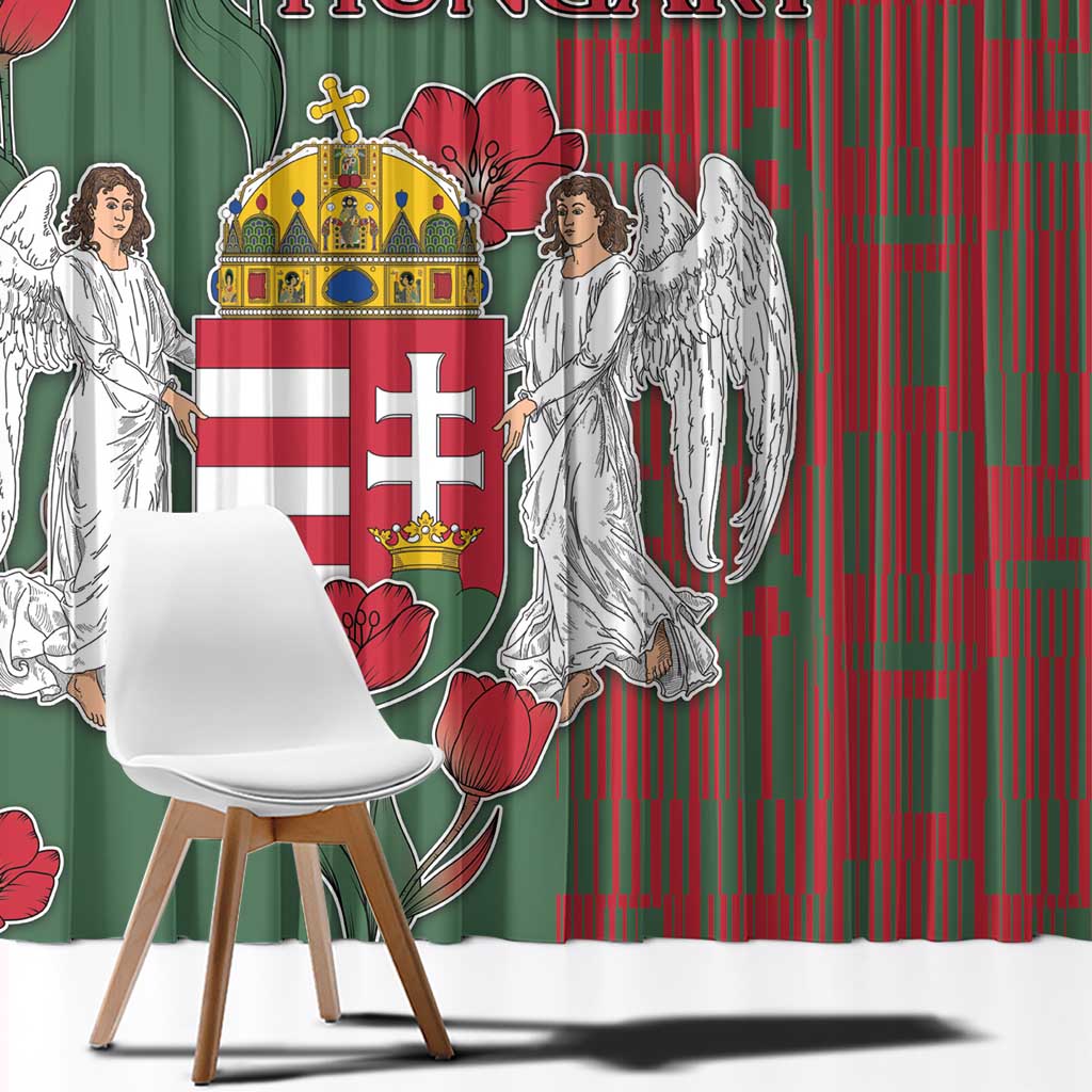 Hungary Window Curtain Coat Of Arms 1896 - Wonder Print Shop