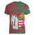 Personalized Hungary Women V-Neck T-Shirt Coat Of Arms 1896 - Wonder Print Shop