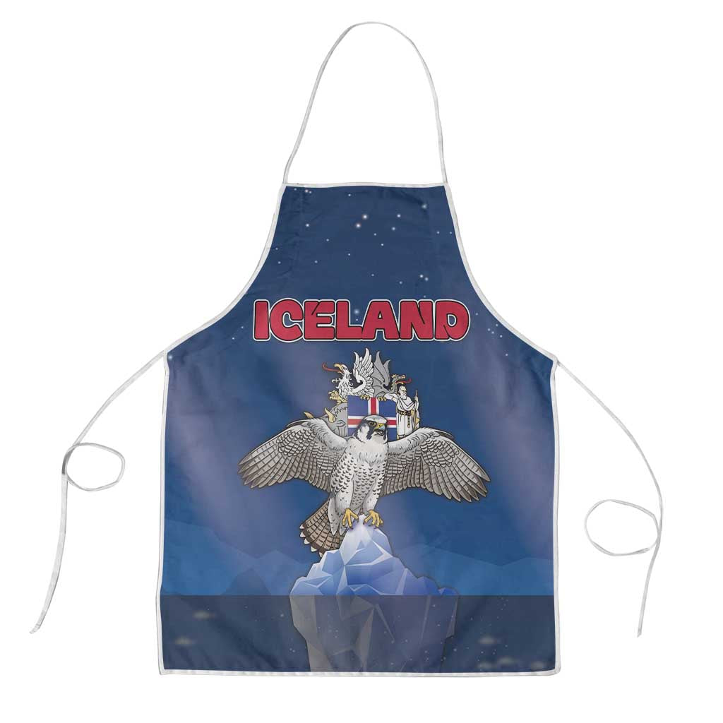 Iceland Apron The Gyrfalcon With Symbol - Wonder Print Shop
